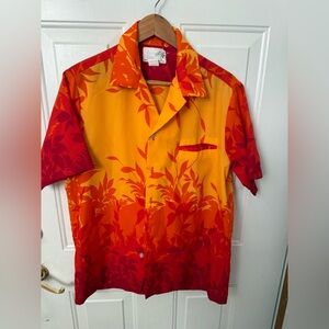 Vtg Resort Line 1980s Hawaiian Shirt Men M - Floral Luau